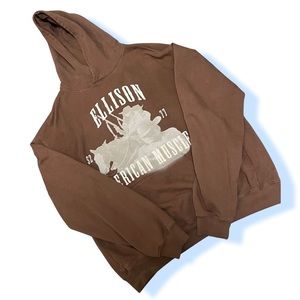 American Muscle cowboy Graphic  Hoodie SIZE MEDIUM